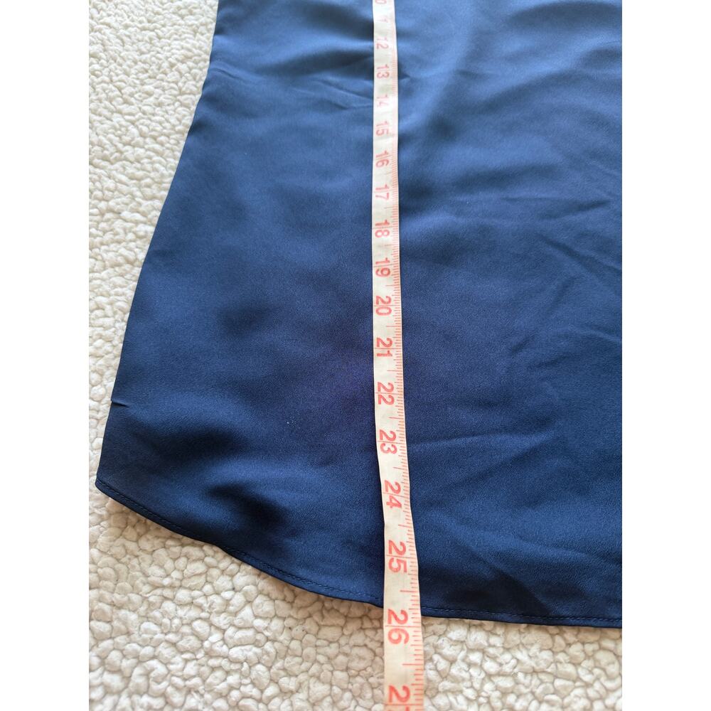 Banana Republic Navy White Trim Dressy Tank Medium - Picture 7 of 9